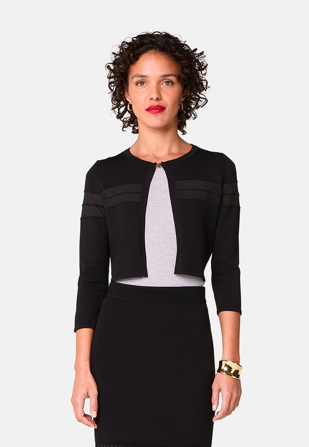 

Кардиган CROPPED Rodier, черный