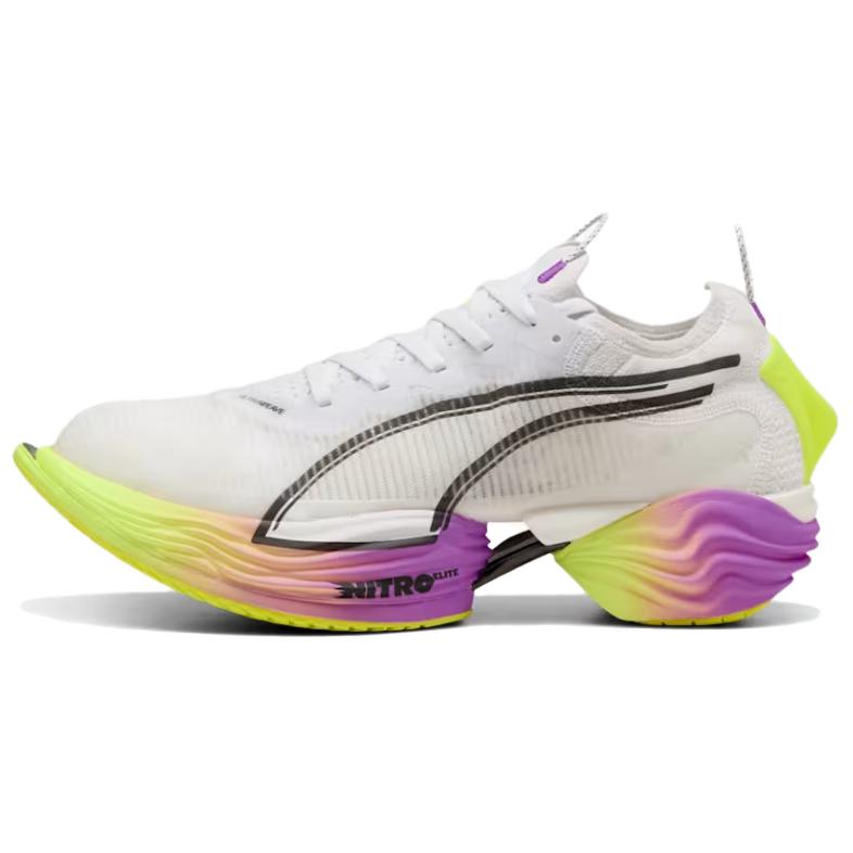 

Беговые кроссовки Fast R Nitro Elite 2 Slip Resistant Impact Resistant Lightweight Low top мужские белые желтые PUMA, белый желтый
