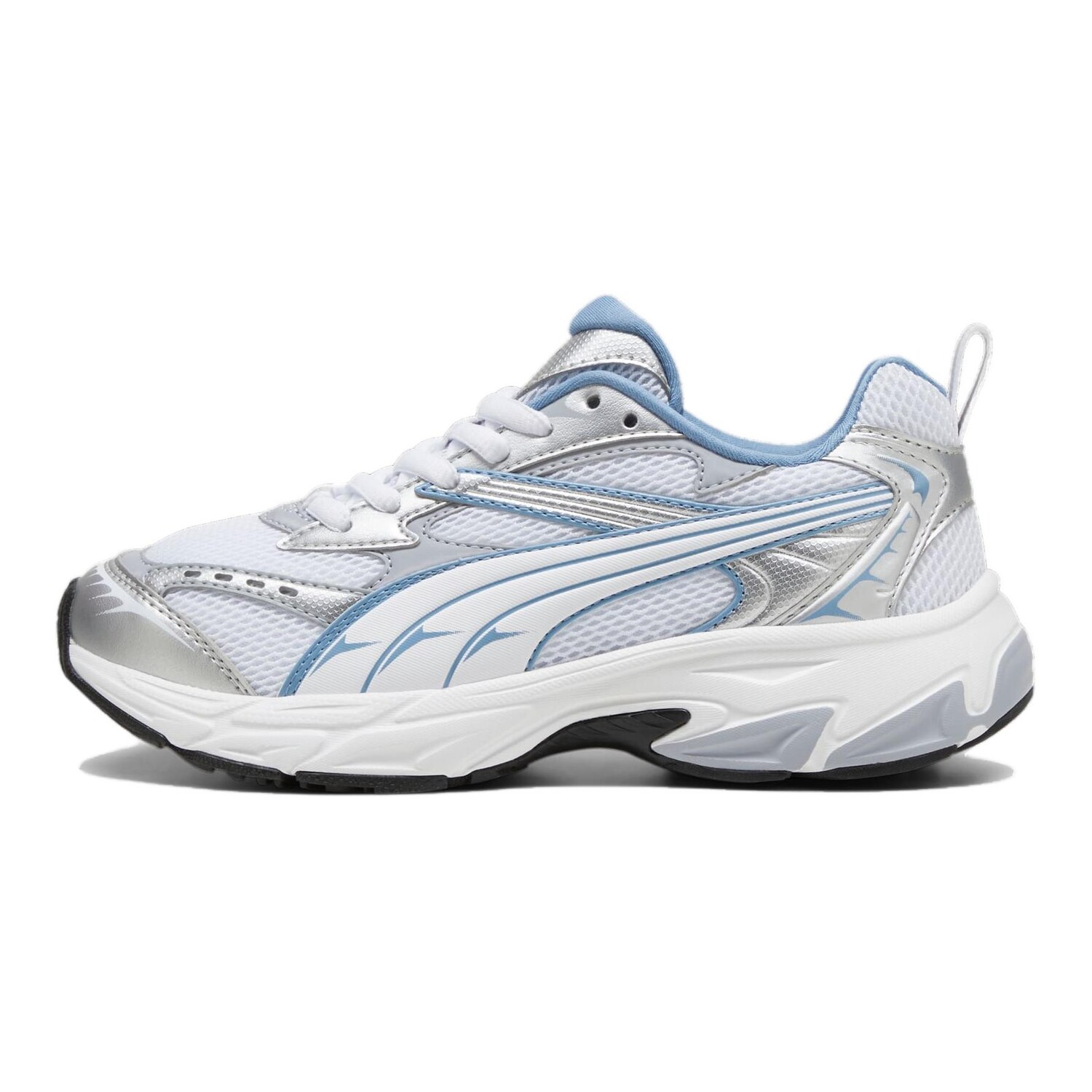 

Puma Morphic Kids Lifestyle обувь GS, Sea Salt/Silver Metallic/Blue Agate