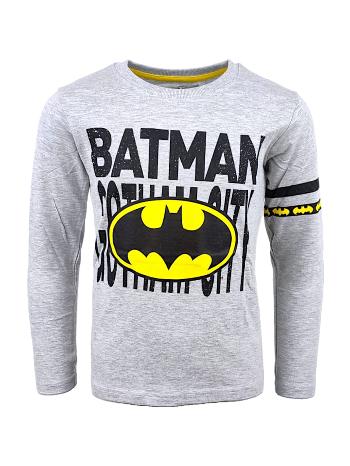 

Рубашка с длинным рукавом Batman, серый