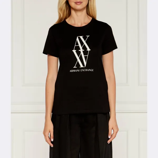 

Облегающая футболка Armani Exchange, черный