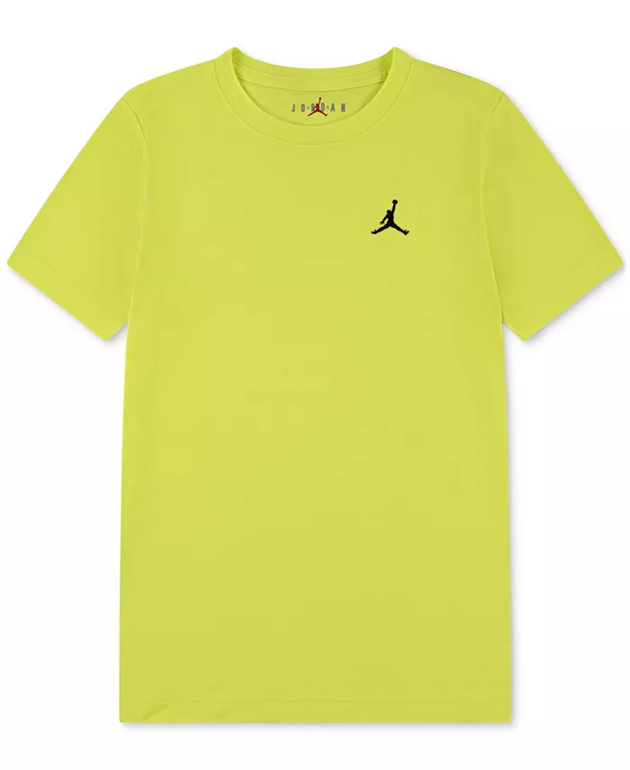 

Футболка с вышивкой Jumpman Air для мальчиков старшего возраста Jordan, желтый
