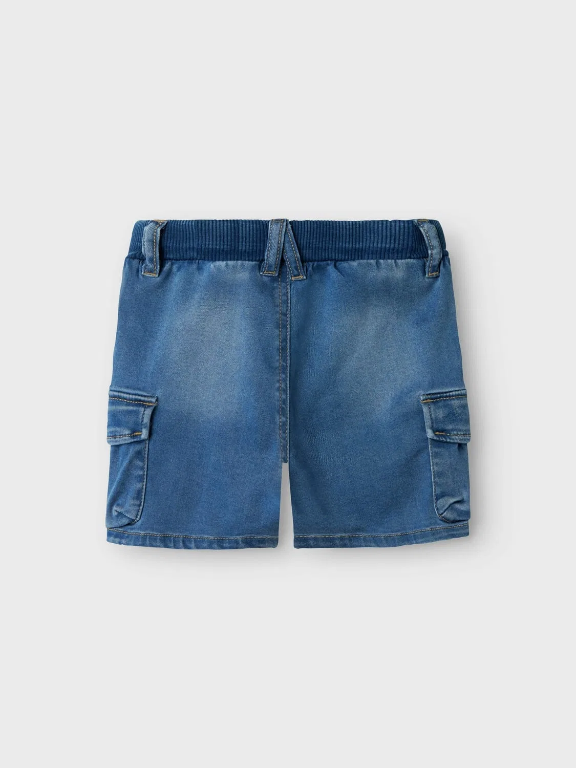 Шорты карго джинсовые Name it, medium blue denim — фото 2