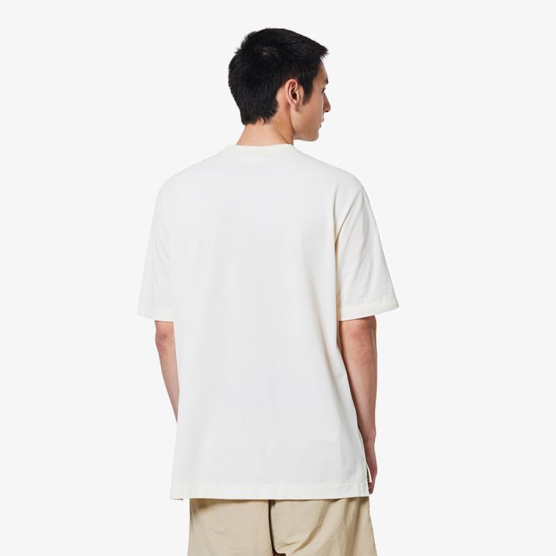 Футболка Lacoste L.12.12 Arrangement, свободная посадка, светло-бежевый — фото 2