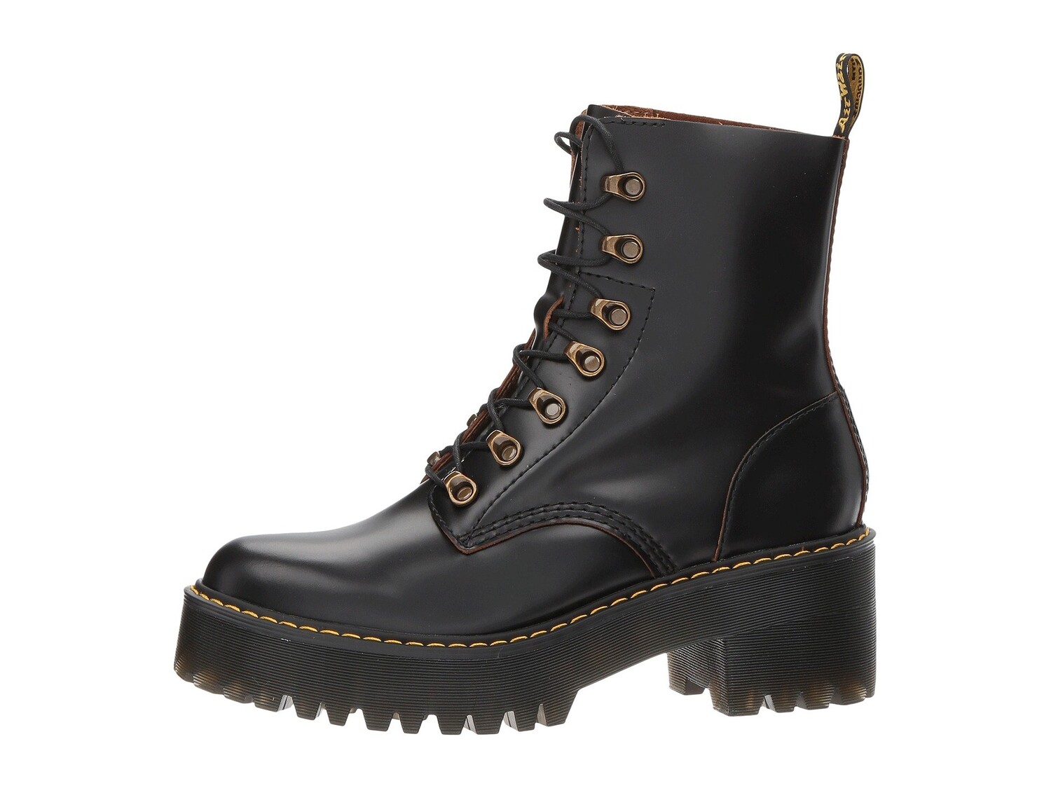 Ботинки Dr. Martens Leona 7, черный