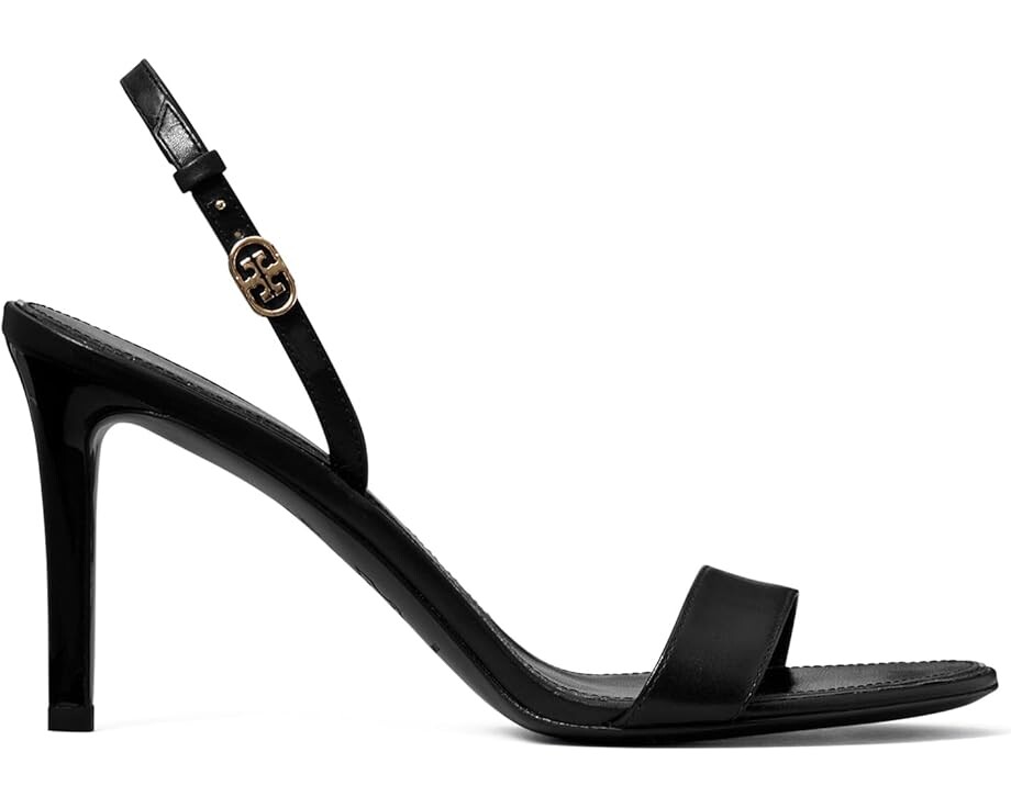 Туфли Tory Burch Double T Buckle Heel Sandals 85 mm, цвет Perfect Black — фото 3