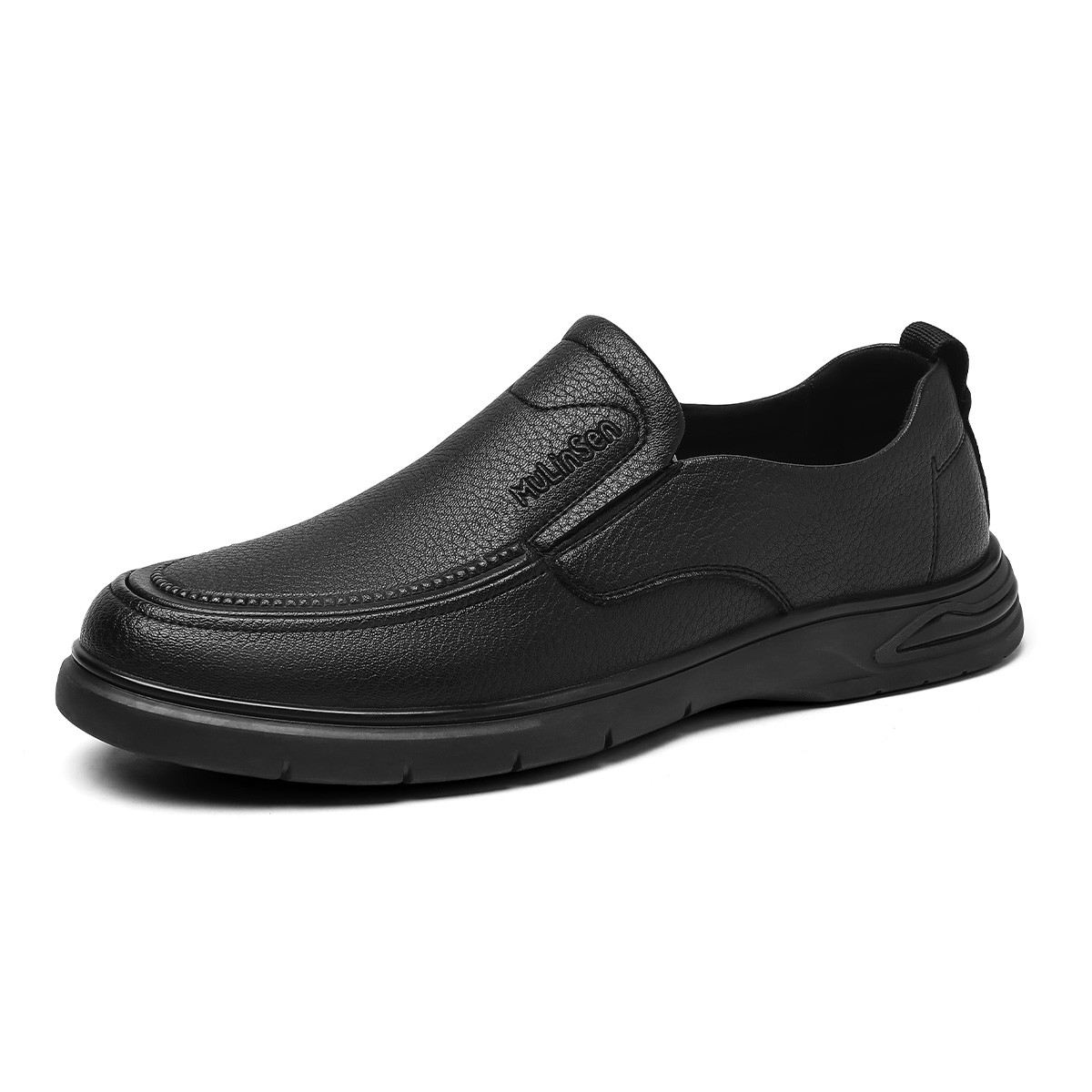 

Mulinsen Мужские повседневные туфли мужские низкие коричневые черные, цвет Black
