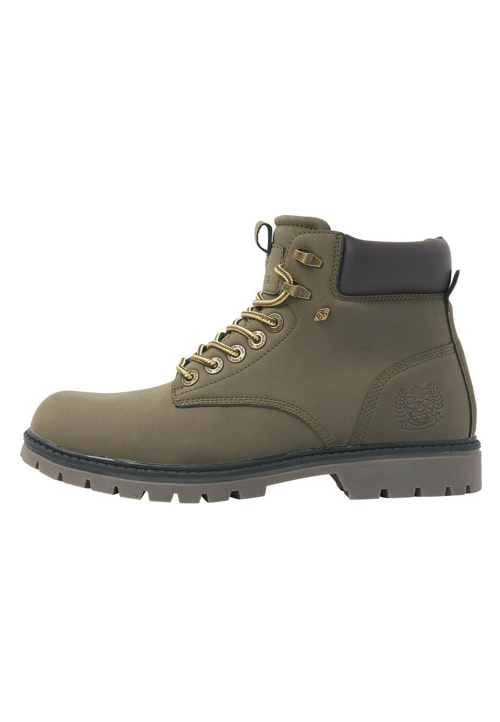 

Ботильоны на шнуровке Secco British Knights, цвет olive dk brown