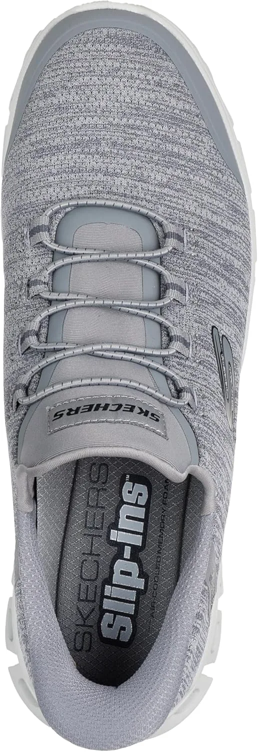 Женские кроссовки Skechers Glide-Step Altus - Fast Lane с легким надеванием без рук, серый — фото 2