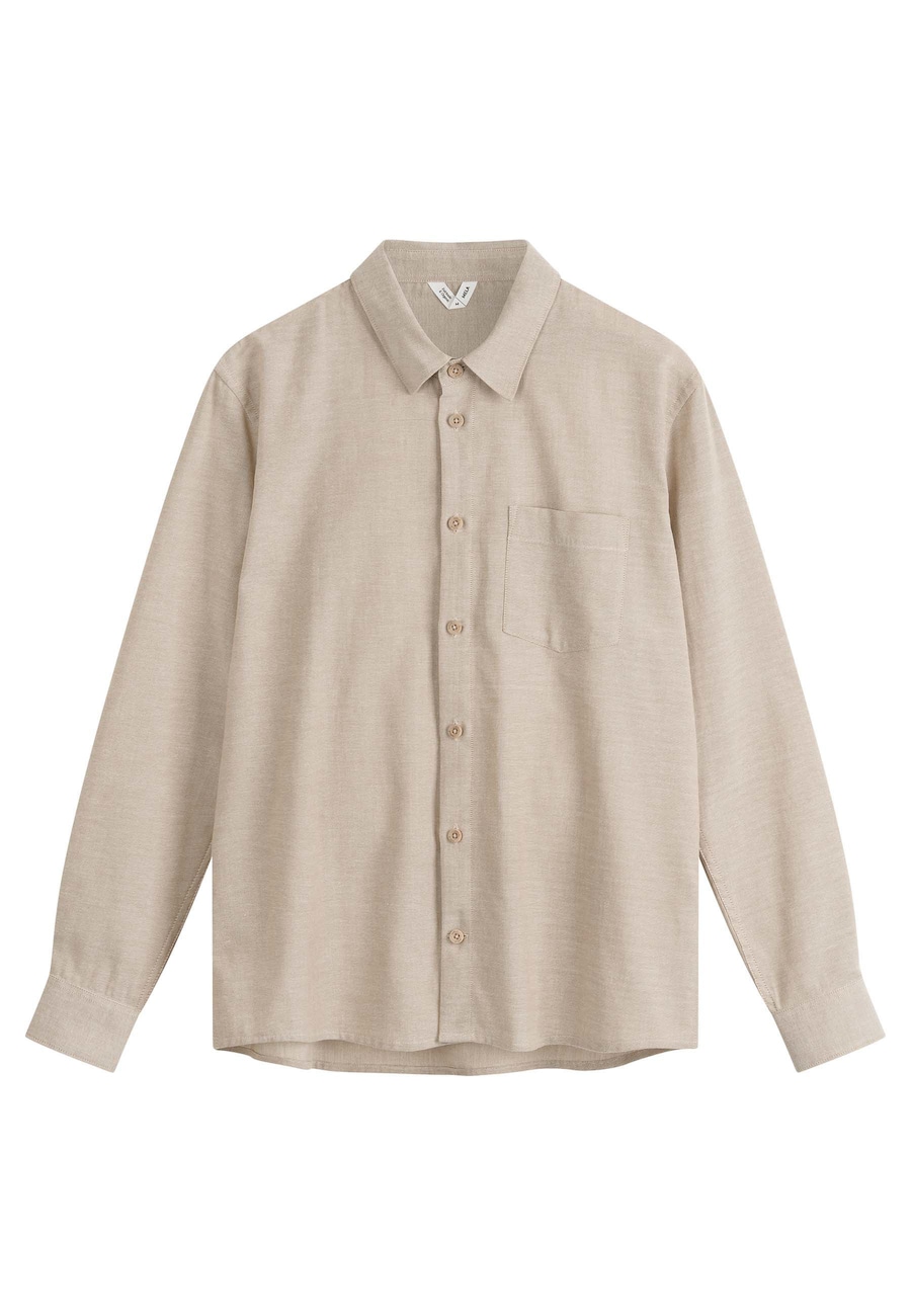 

Рубашка на пуговицах классического кроя MELA ISHIR, коричневый