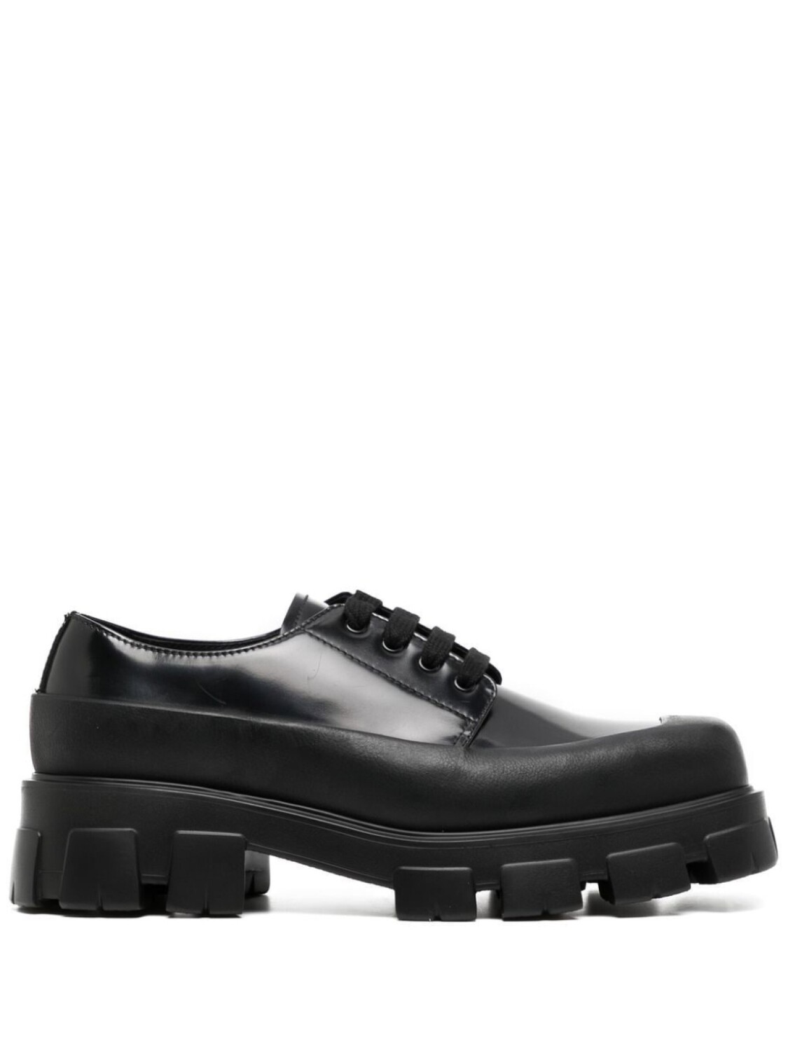 

Prada туфли дерби, черный