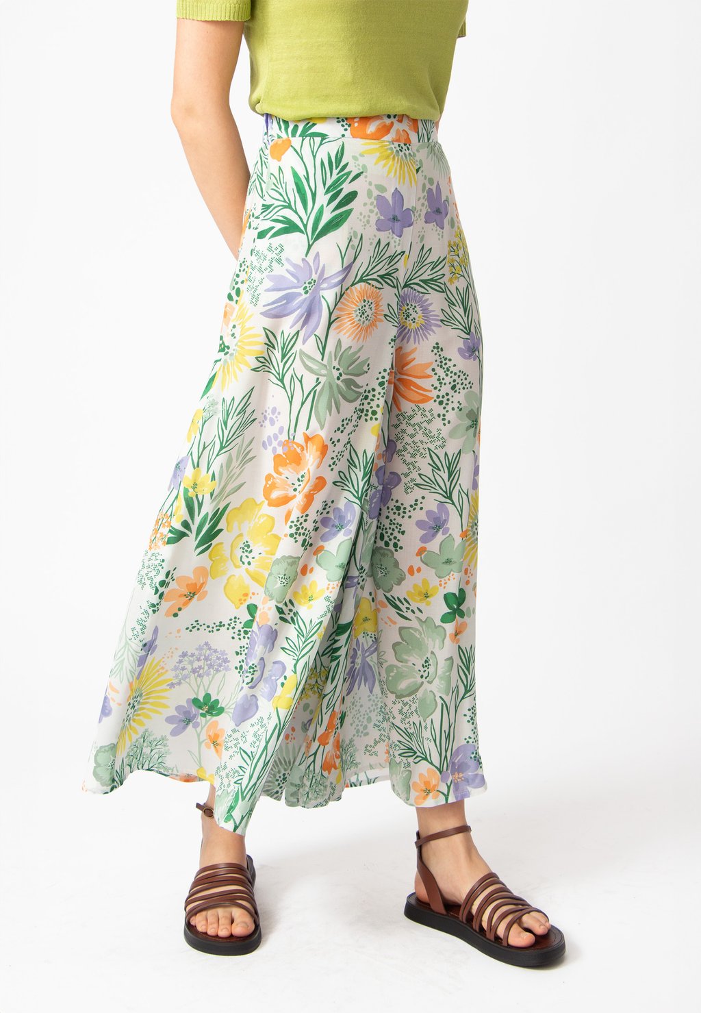 

Брюки PRINTED FLORAL PATTERN Ivko, белый