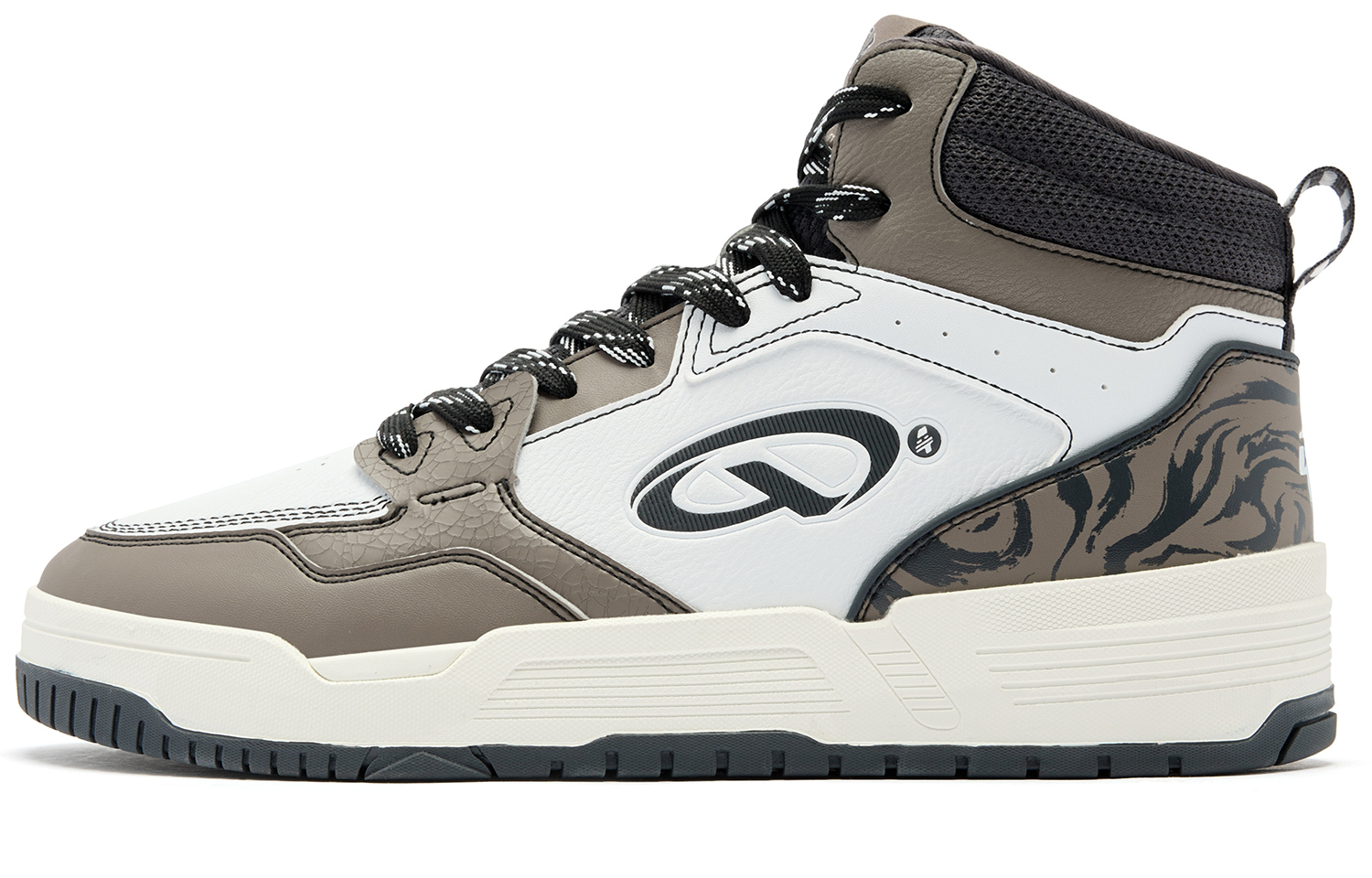 

Кроссовки баскетбольные Qi Cheng 4.0 мужские высокие Walnut/Jordan White QIAODAN