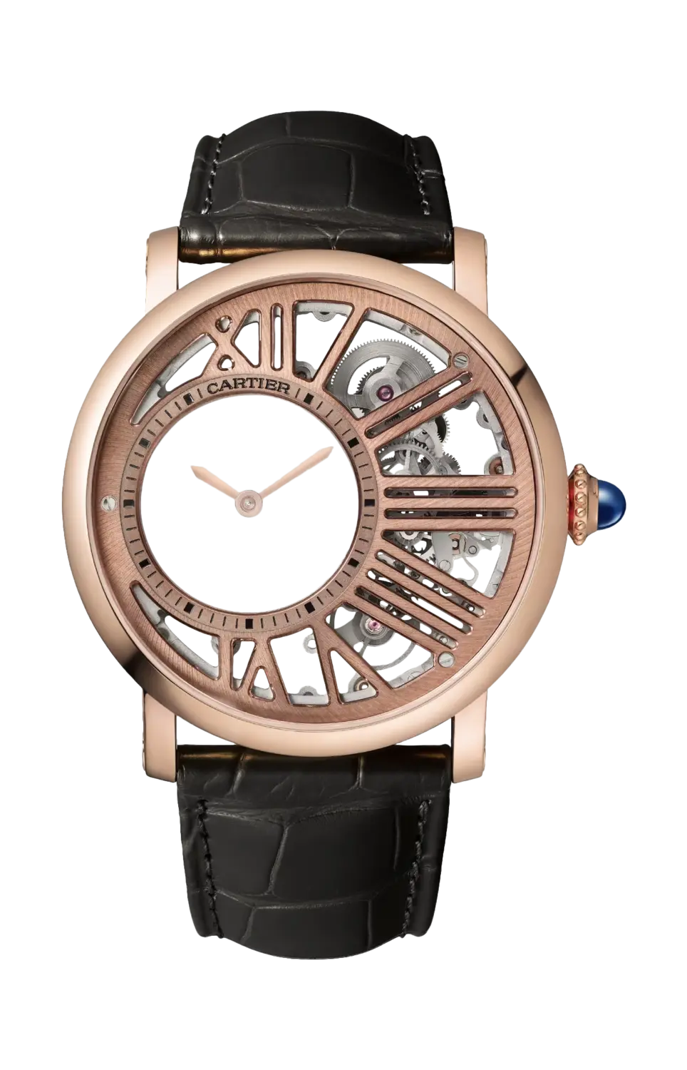 

Часы rotonde de heure mystérieuse Cartier