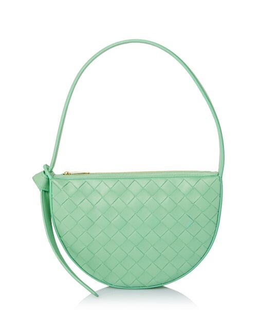 

Мини-сумка через плечо с узлом Bottega Veneta, цвет Red