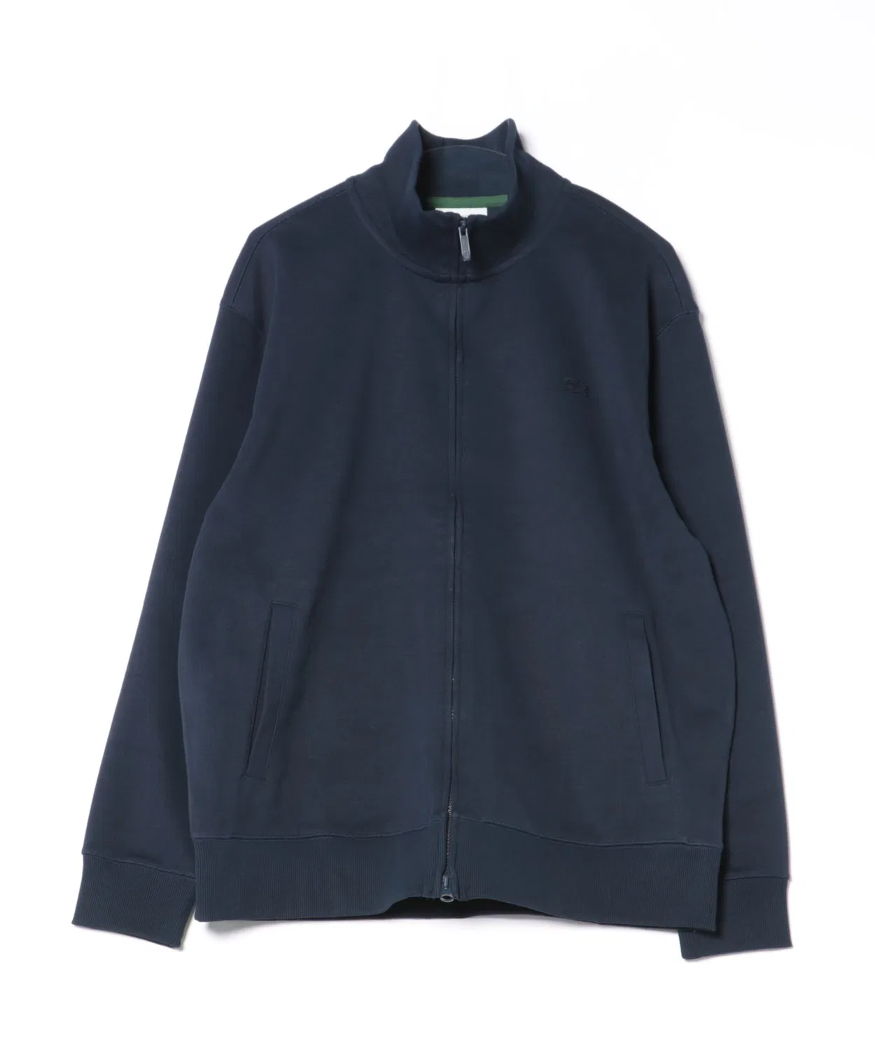 Джерси поло LACOSTE с длинным рукавом, тёмно-синий