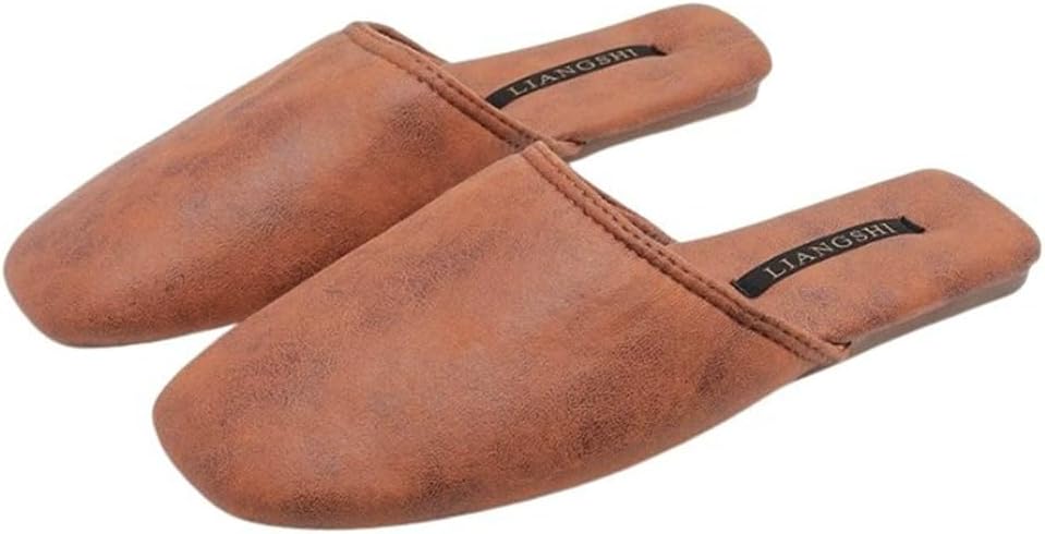 

Тапочки для женщин и мужчин Роскошные закрытые сандалии Легкая домашняя обувь Для дома и улицы Yafirgeer, оранжевый