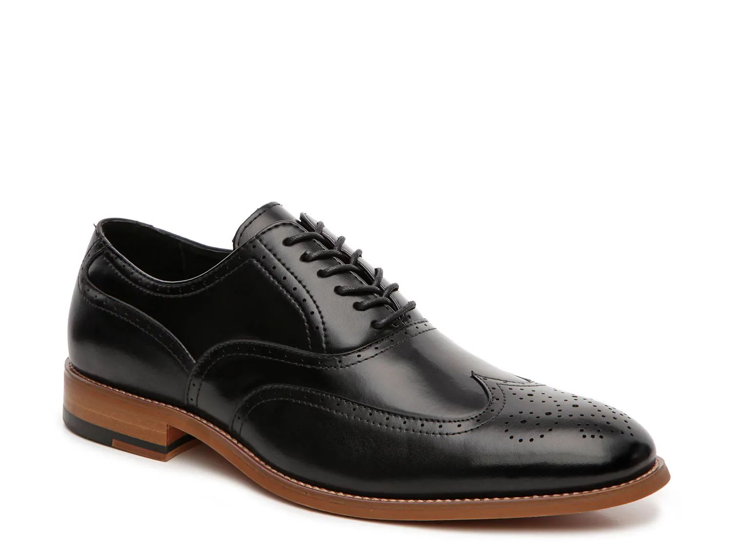 

Оксфорды Dunbar Wingtip Oxford Stacy Adams, черный