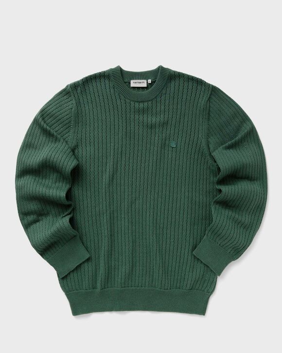 

Свитер Carhartt Wip Caleb Sweater, цвет duck green