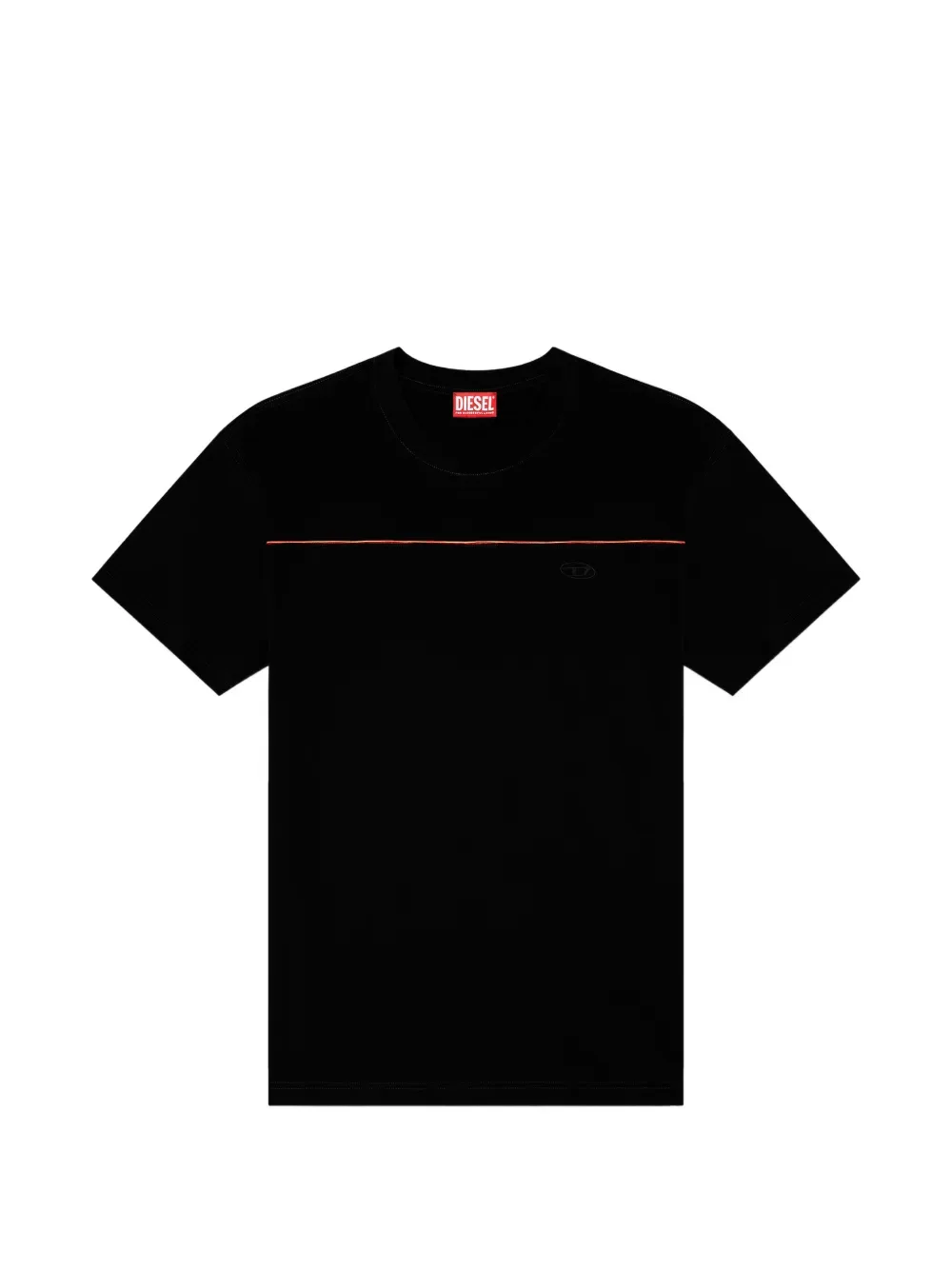 Футболка T-Norm с круглым вырезом DIESEL, черный