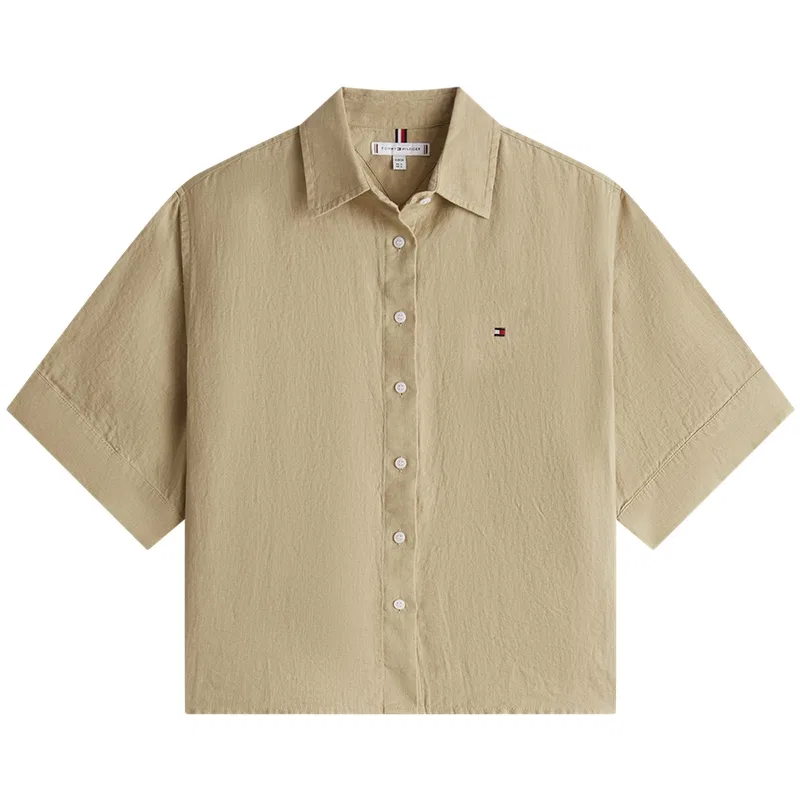 Рубашка классическая Tommy Hilfiger хаки