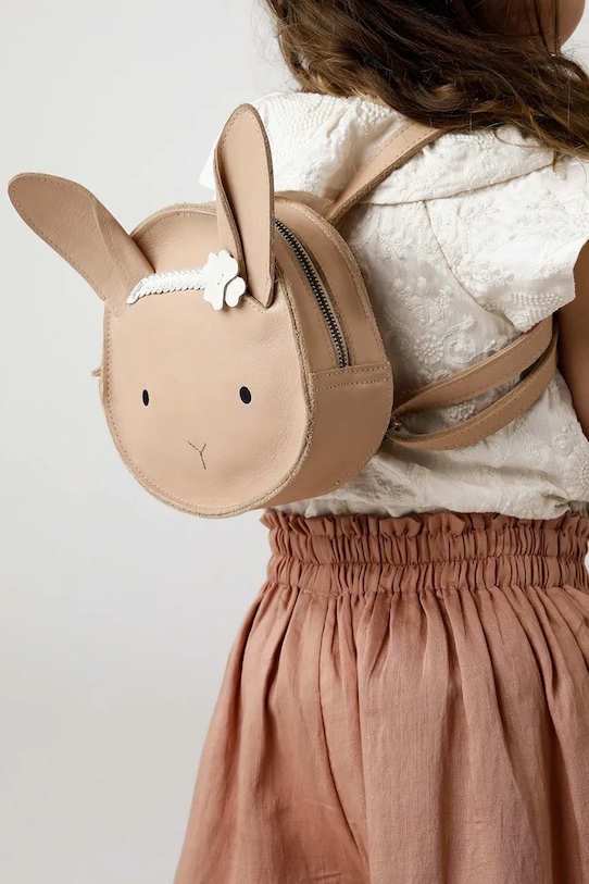 

Детский кожаный рюкзак Stelloux Backpack Bride Donsje, бежевый