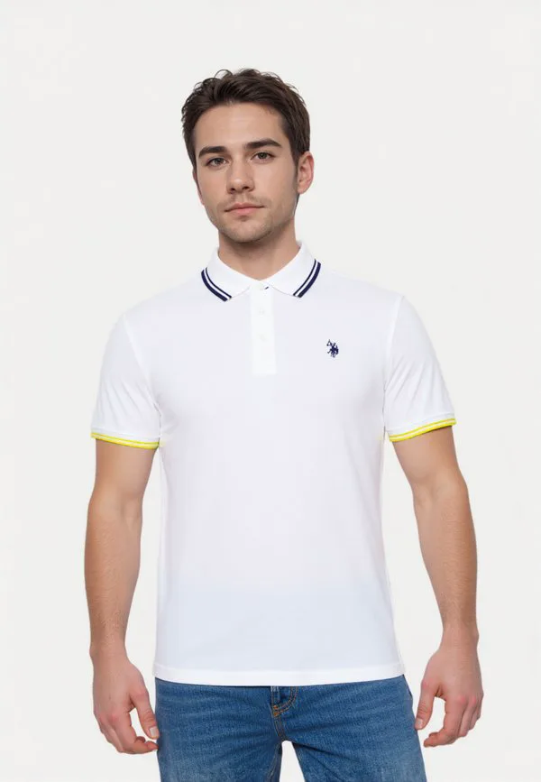 Рубашка-Поло с коротким рукавом "барни" U.S. Polo Assn., Weiss