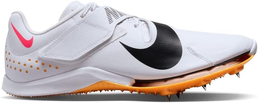 

Кроссовки Zoom Elite для прыжков в длину (унисекс, белый/черный, оранжевый с лазерным эффектом, ярко-розовый) от Nike, White/Black- Laser Orange