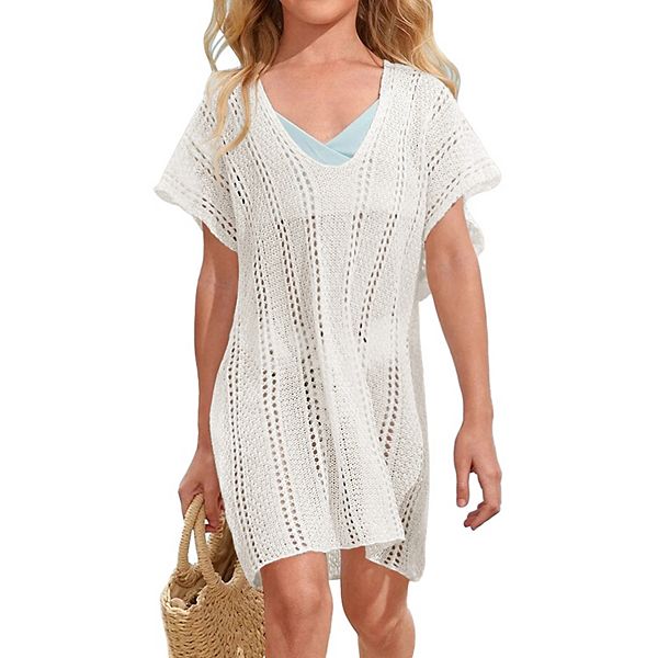 

Детский пляжный топ-сетка для девочек Yesfashion, White