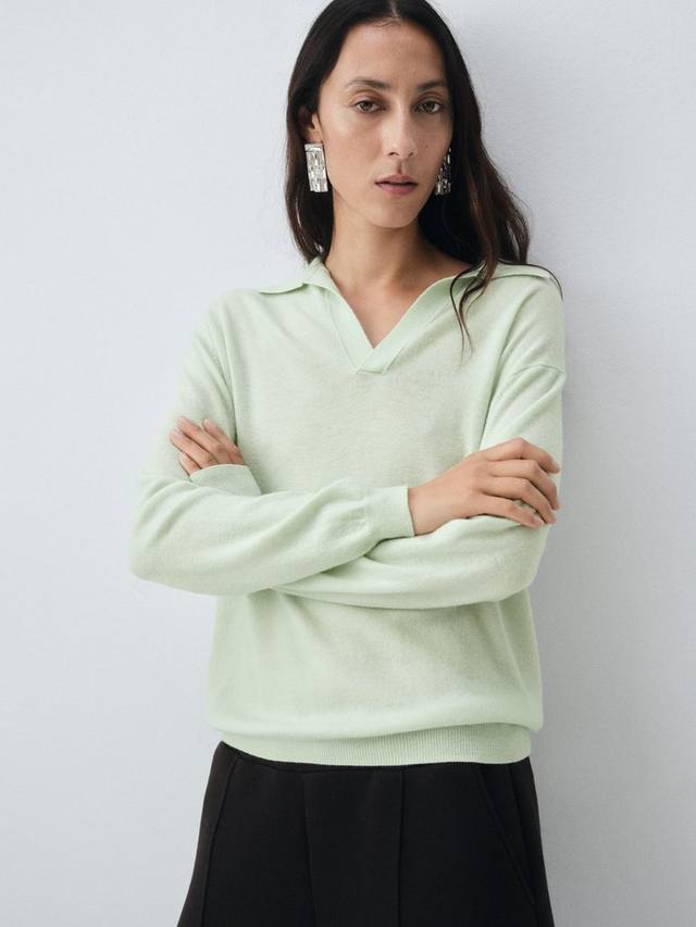 

Джемпер Auriga из чистой шерсти Mango, Turquoise/Aqua