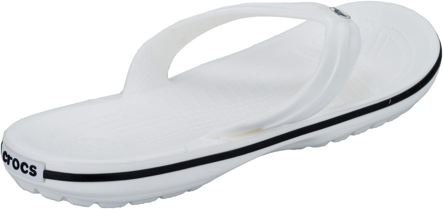 Вьетнамки Crocs Crocband унисекс для взрослых, белый — фото 4