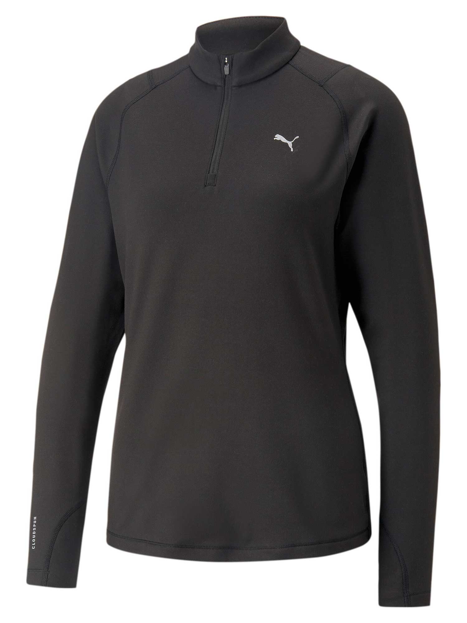 

Блуза Puma RUN CLOUDSPUN 1/2 ZIP W, черный