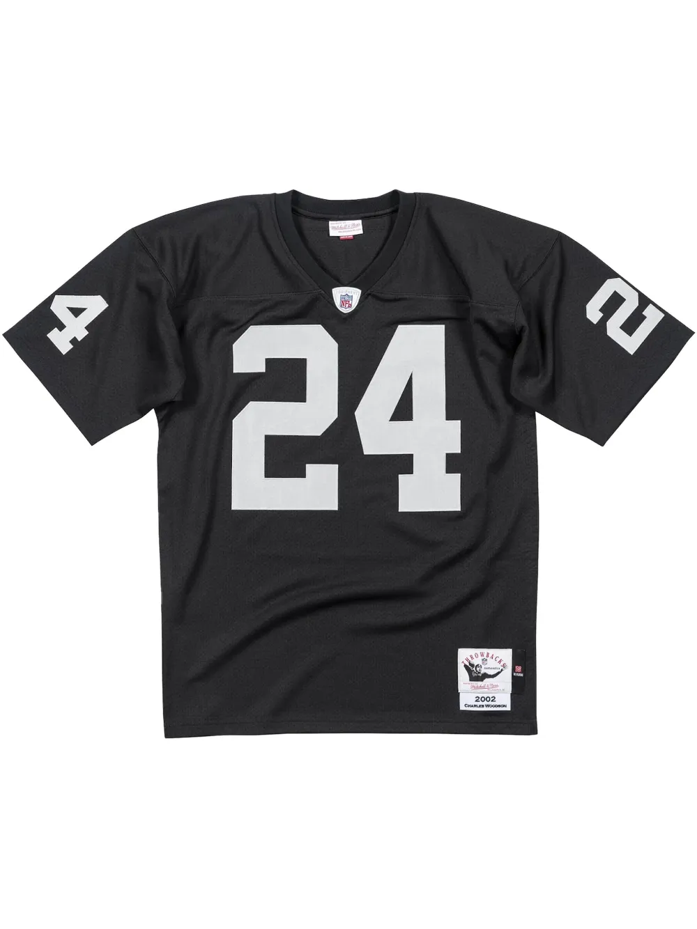 

Топ Charles Woodson Oakland Raiders из джерси (2002 год) Mitchell & Ness, черный