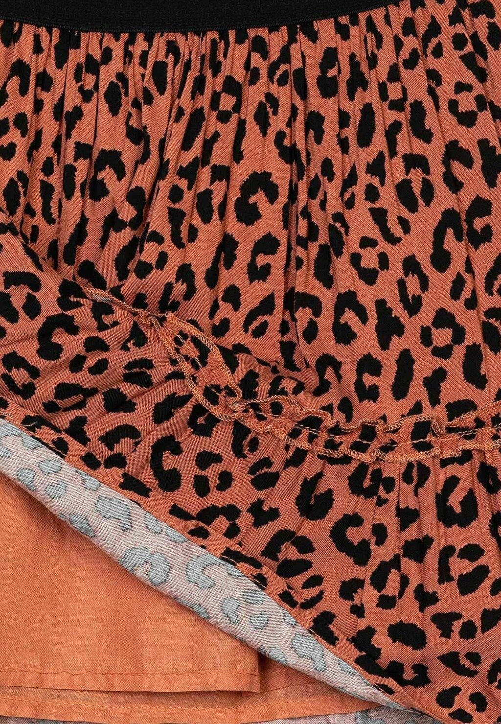 

Юбка-колокольчик LEOPARD PRINT MINOTI, красный/черный