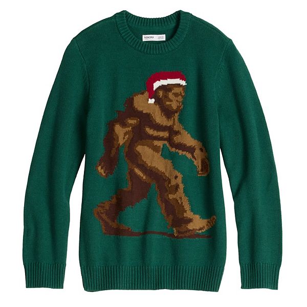 

Детский свитер с круглым вырезом Sonoma Goods For Life, Green Bigfoot