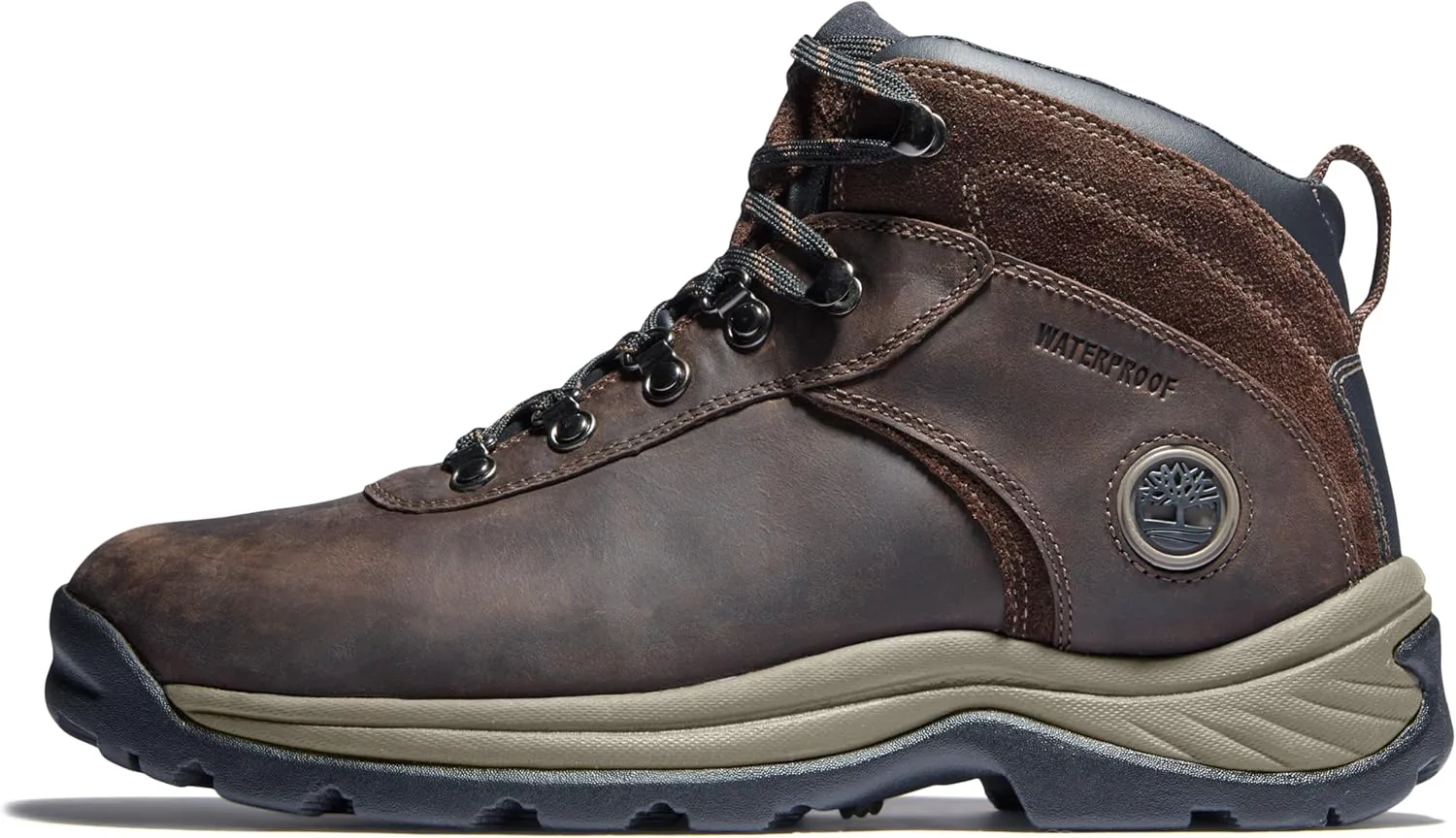 Мужские водонепроницаемые походные ботинки Timberland Flume Mid, темно-коричневый — фото 2