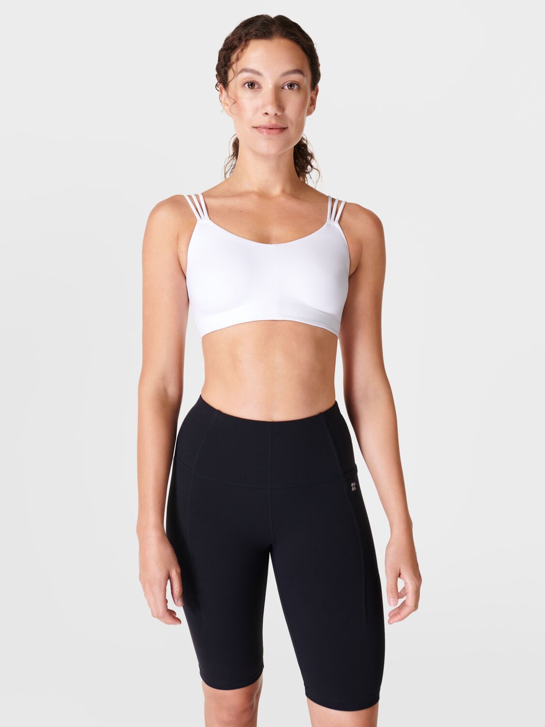 

Мягкий бюстгальтер для йоги Sweaty Betty Oh So Soft, Белый, Белый