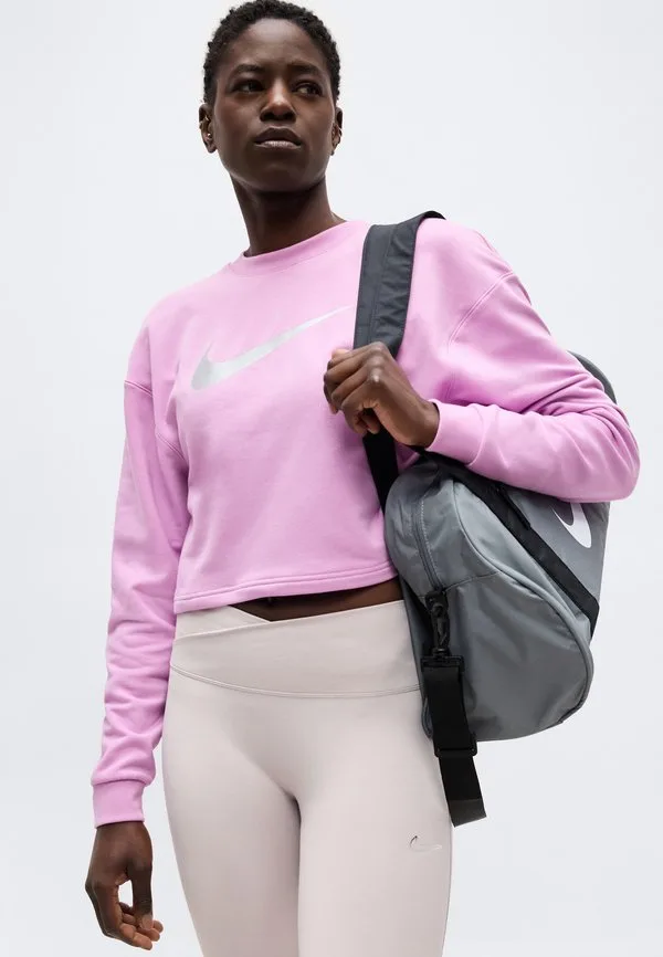 Толстовка crew пурпурного/серебристого металлического цвета/белого цвета Nike Performance, Magenta/Metallic Silver-Coloured/White — фото 4