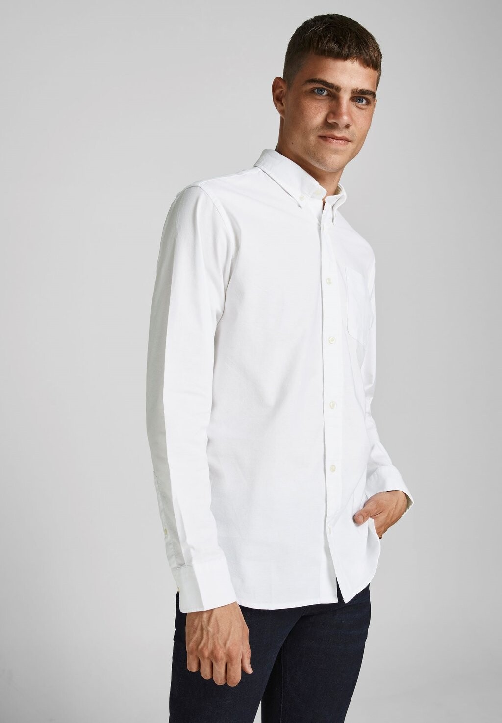

Рубашка Jprblubrook Oxford Shirt Jack & Jones, белый