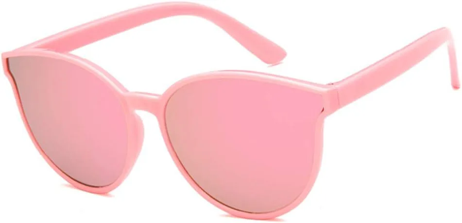 

Солнцезащитные очки Shiratori унисекс в стиле ретро, ​​ярко-черные, серые, для отдыха и путешествий, овальные, неполяризованные, с защитой от УФ-излучения UV400, Pink