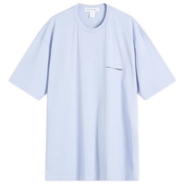 

Футболка с маленьким логотипом Comme Des Garçons Shirt, голубой