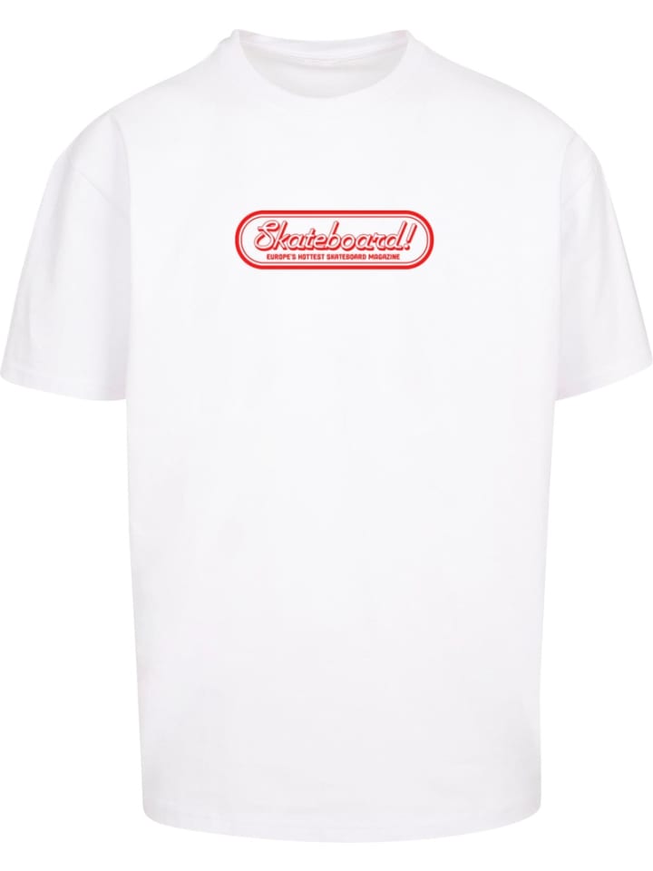 

Футболка The Skateboard Magazin Logo Oversize Tee Merchcode, белый