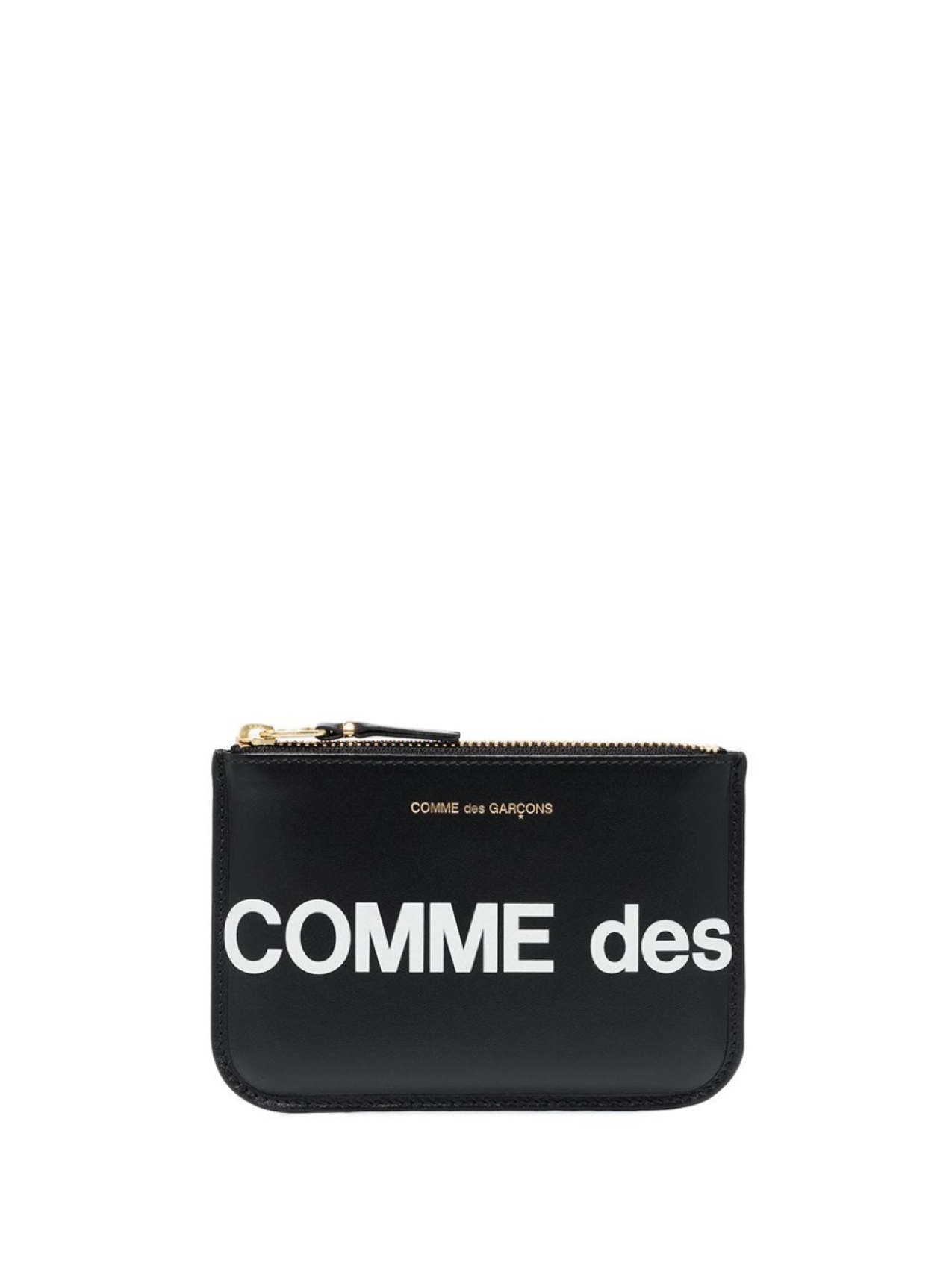 

Comme Des Garçons Wallet клатч на молнии с логотипом, черный