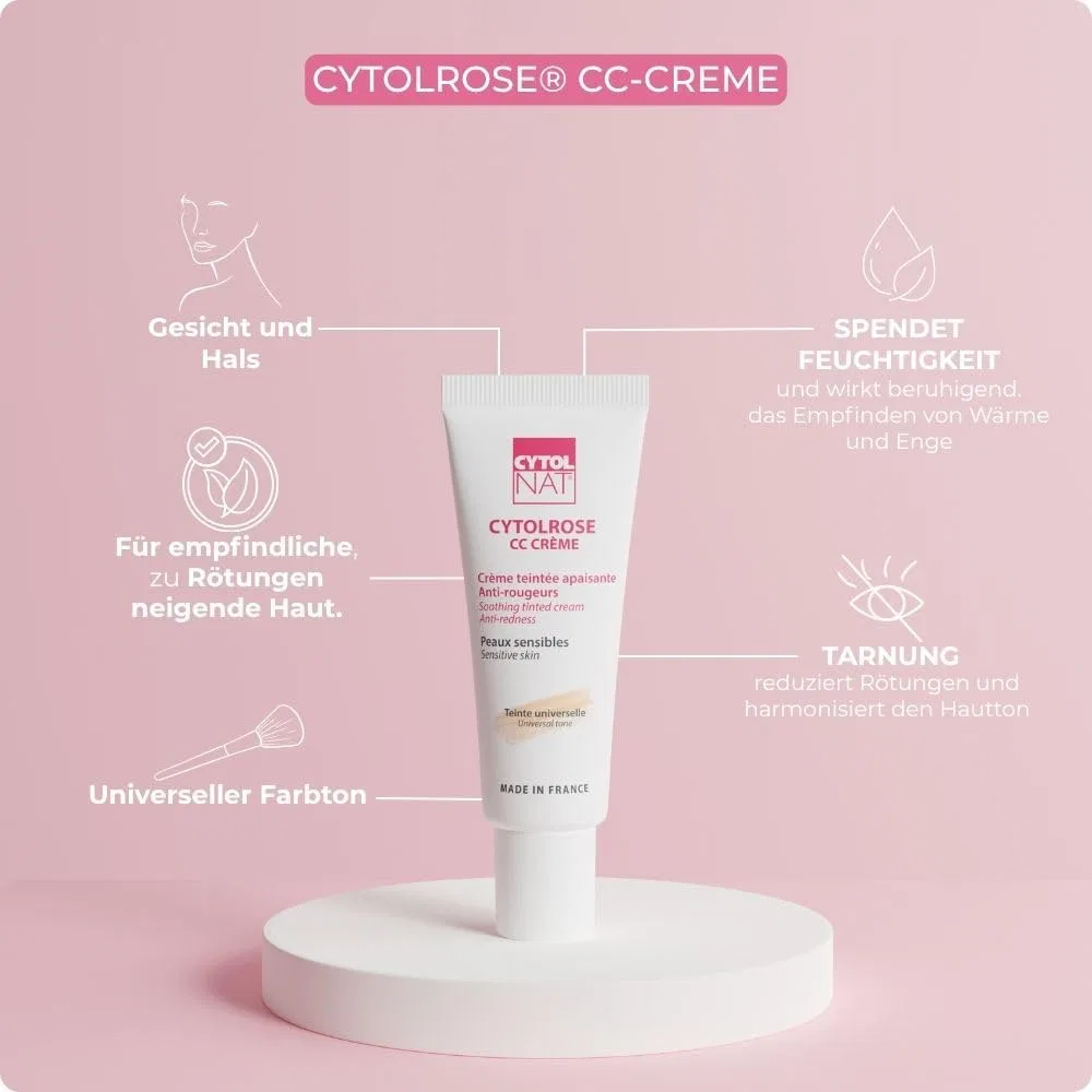 Маска для лица Cytolnat — Cytolrose CC Anti-Redness Tint Cream, 40 мл — фото 2