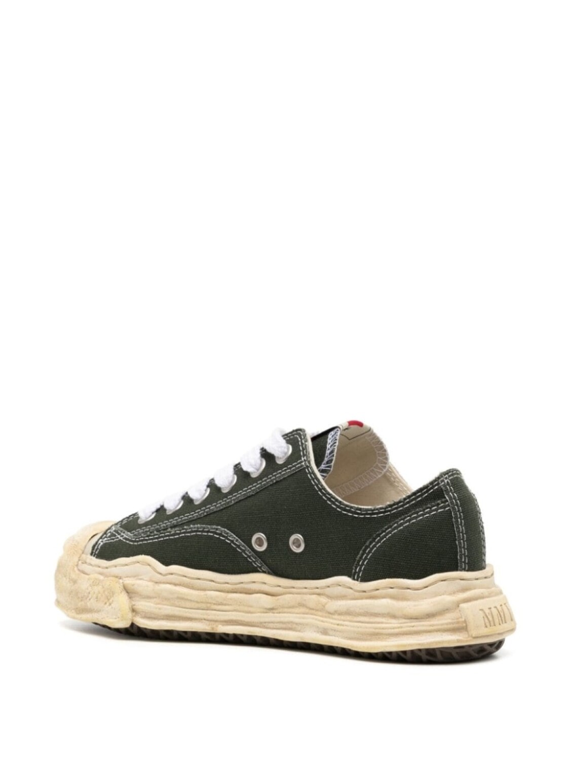 Maison MIHARA YASUHIRO кеды HANK VL OG Sole Canvas, зеленый — фото 3