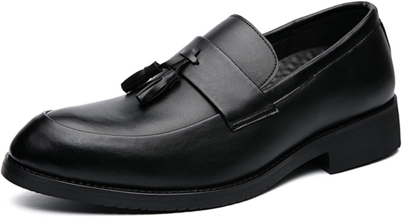 

Мужские лоферы KSEDT с кисточками, удобные модные дышащие туфли без шнурков, классические деловые, повседневные, смокинговые, свадебные и туфли, черный