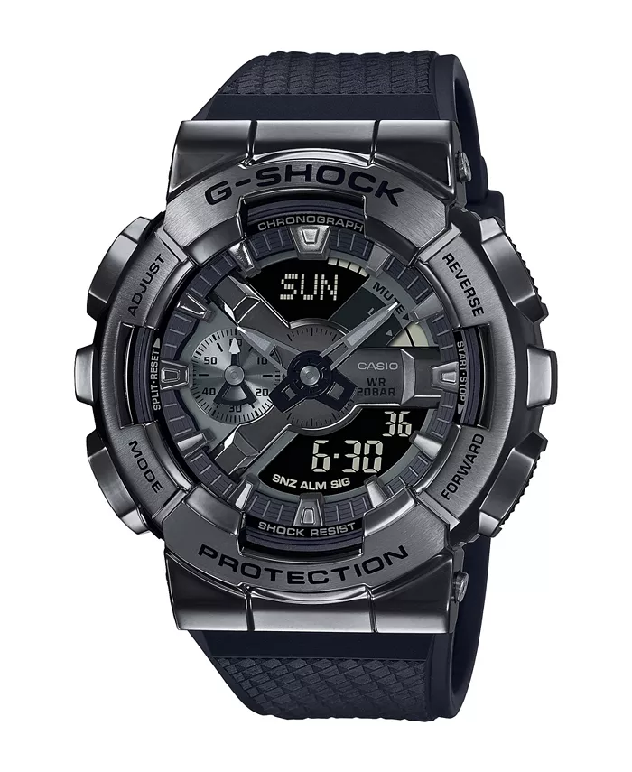 

Мужские аналого-цифровые часы из черной смолы, 48.8 мм, GM110BB-1A G-Shock