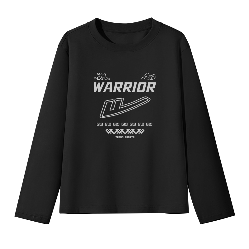 Футболка для детей Crew Neck Moderate WARRIOR, iron серый/h серый pattern — фото 2