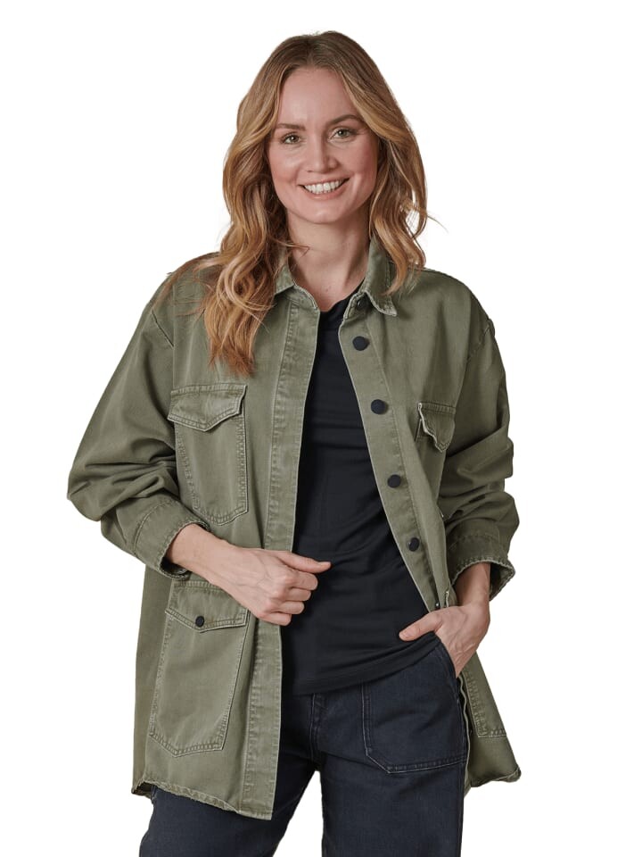 

Блейзер ZHRILL Damen Jeansjacke ZHLACKY, зеленый