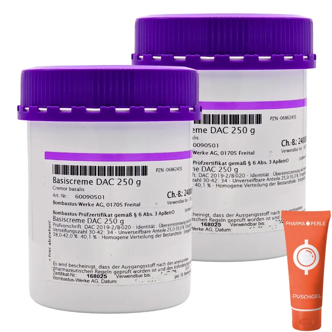 Базовый крем DAC для ухода за кожей, 2 x 250 г Pharma Perle, 2 X 250 G